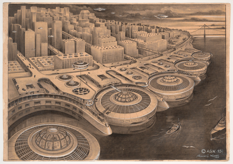 Illustration for article titled We Wish These Retrofuturistic Versions Of American Cities Had Come True